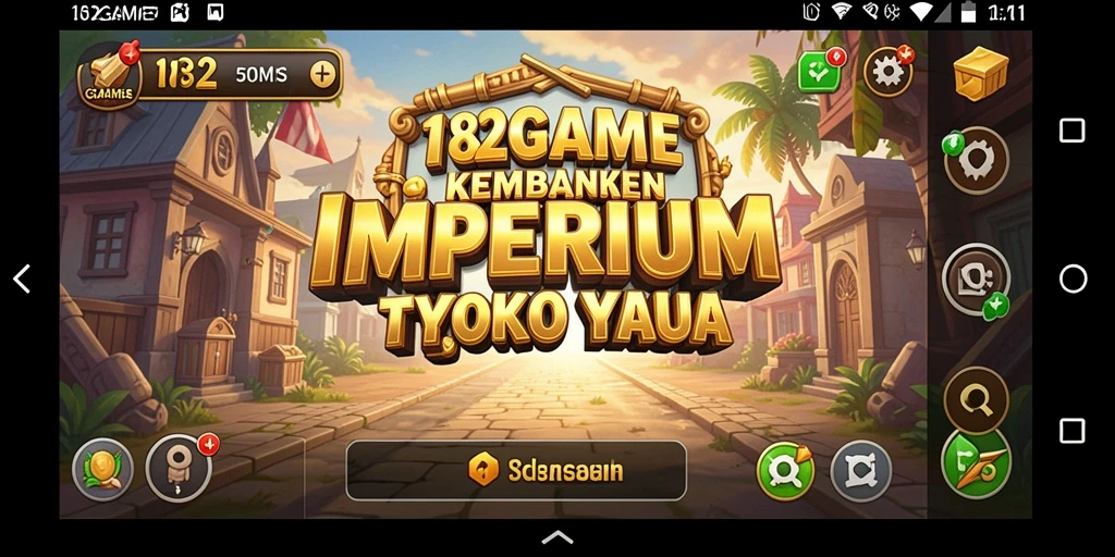 Screenshot gameplay 182GAME yang menampilkan aksi Tycoon.