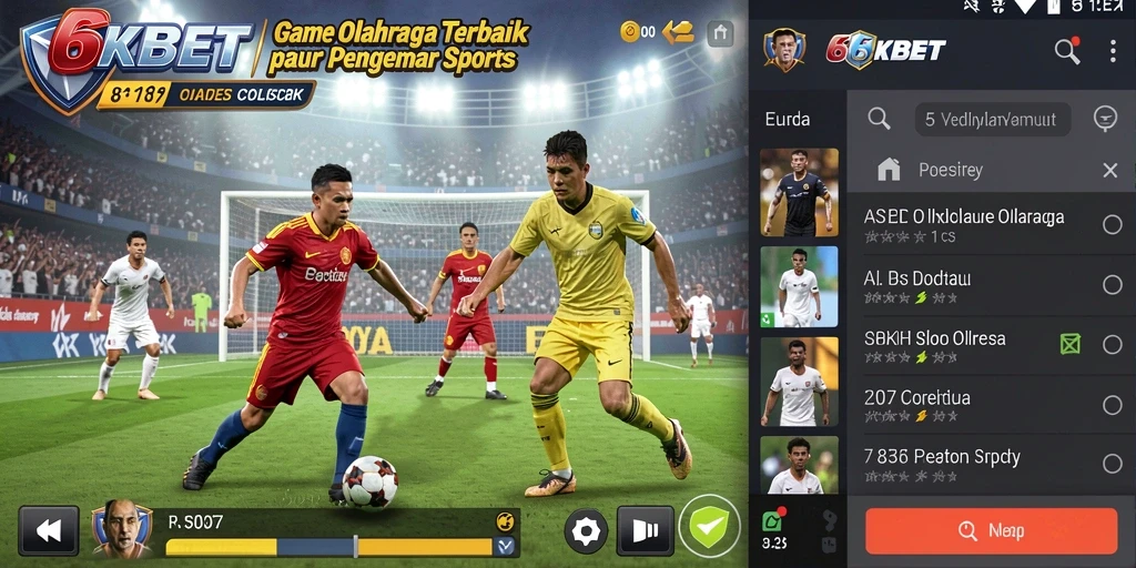 Tampilan gameplay 66KBET yang mengasyikkan dan penuh aksi olahraga.
