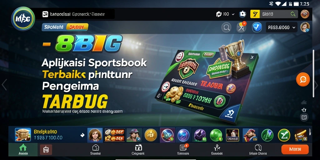 Screenshot menunjukkan pengalaman taruhan seru dalam aplikasi 88BIG.