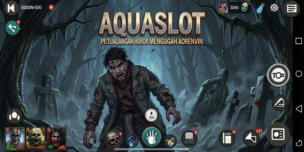 Tangkap momen menakutkan dalam gameplay AQUASLOT yang mendebarkan.