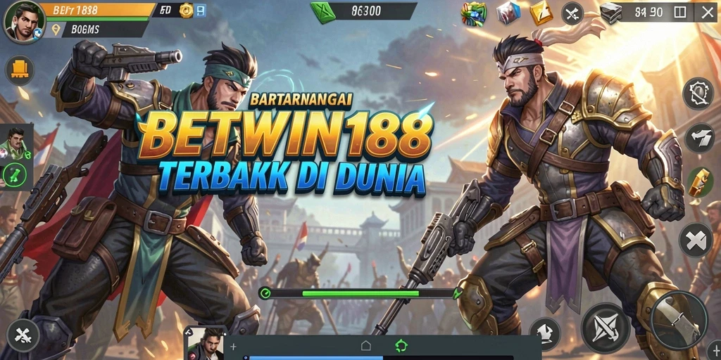 Tampilan menarik gameplay seru dalam BETWIN188 di Battle Royale.