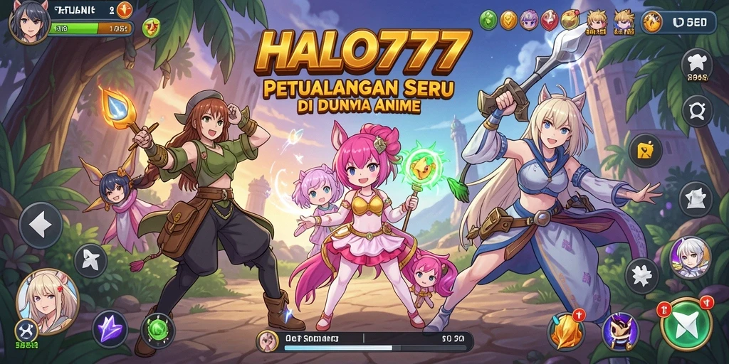 Tangkapan layar HALO777 yang menunjukkan aksi gameplay anime yang mendebarkan.