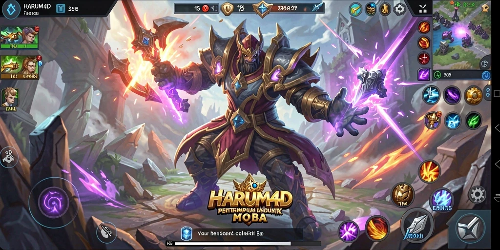 Tampilan penuh aksi dari pertempuran di HARUM4D