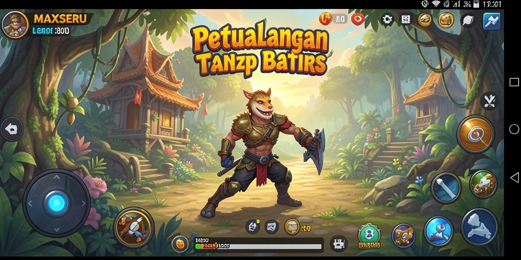 Gameplay seru dari MAXSERU yang menampilkan petualangan mendebarkan.