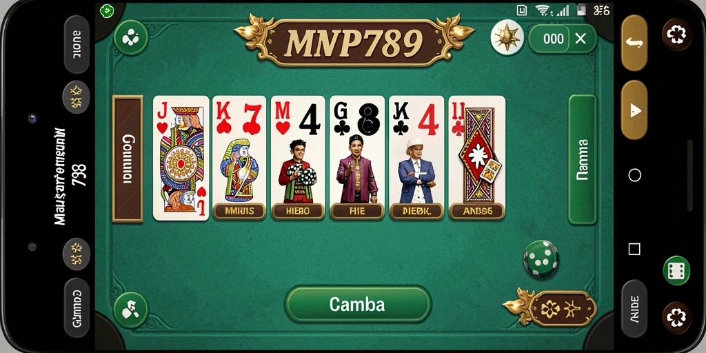 Screenshot MVP789 menampilkan gameplay Domino yang menyenangkan dengan teman-teman.