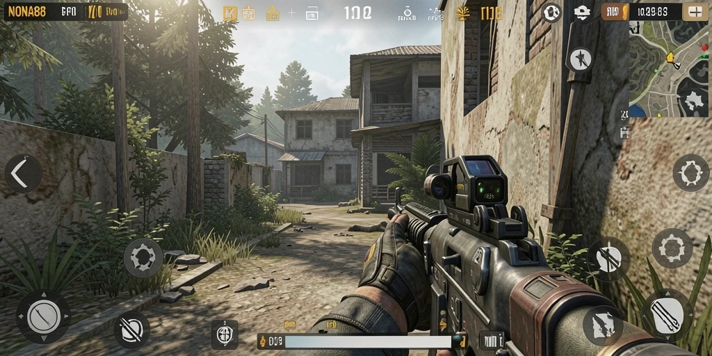 Tampilan gameplay NONA88 yang intens dan mendebarkan.