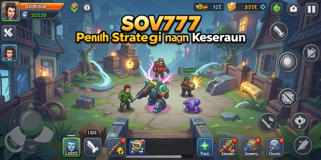 Tampilan gameplay <strong>SOV777</strong> yang menarik dan menawan dengan elemen idle yang memikat.