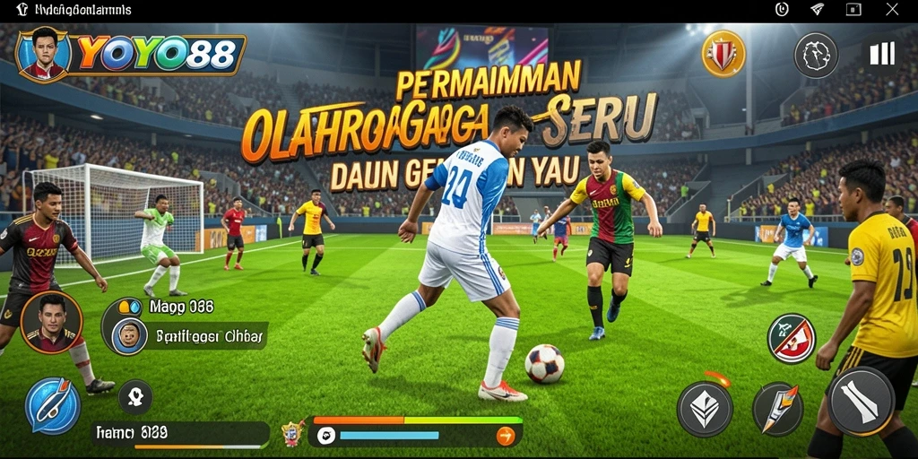 Gameplay seru dan mendebarkan dari YOYO88 dalam aksi olahraga.