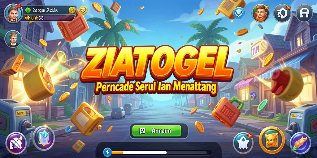 Tampilan gameplay seru ZIATOGEL yang penuh tantangan.